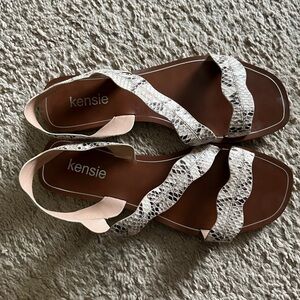Kenzie snakeskin sandal